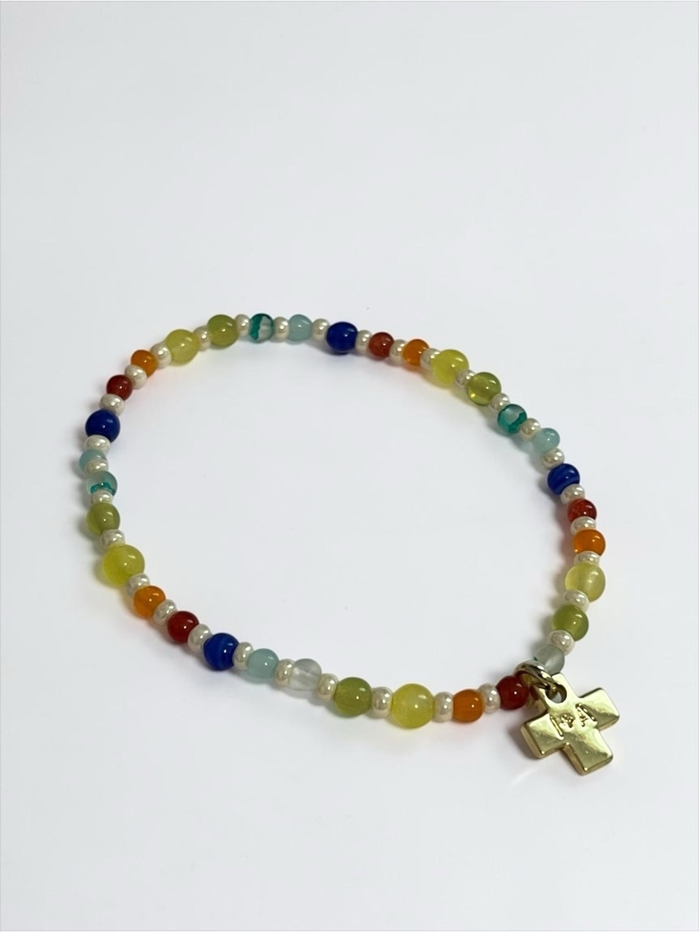 🍭5 for $20🍭 Ink + Alloy Multicolor Beaded Stretch Bracelet CC X